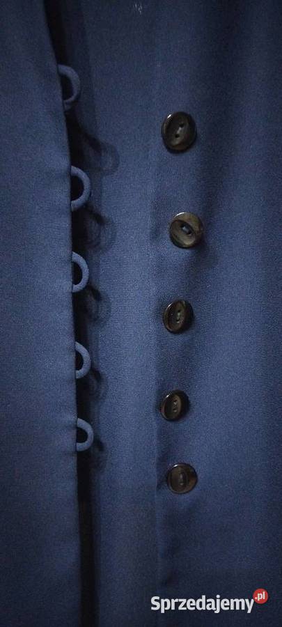 Żakiet damski w kolorze granatowym Inny materiał Lublin
