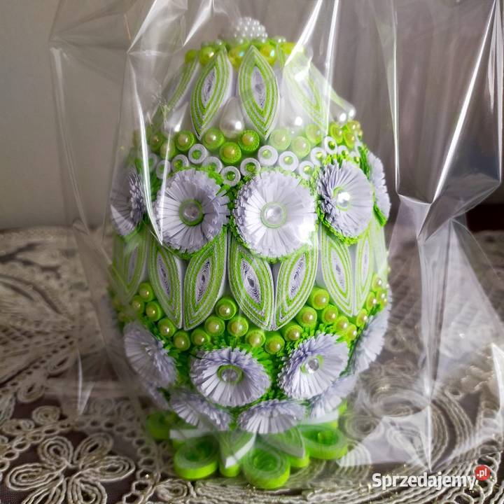 Jajka wielkanocne ręcznie robione quilling