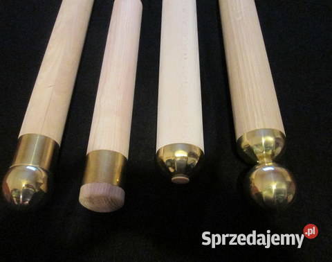 Poręcz drewniana omega okrągła Pochwyt złoto sprzedam
