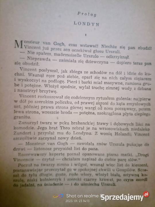 Pasja życia Stone biografia malarza Van Gogh mazowieckie Warszawa