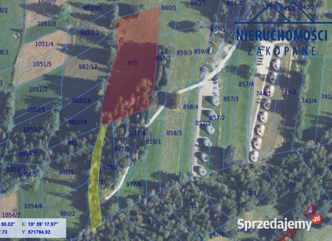 sprzedaży działki 5460m2 Suche Sprzedaż