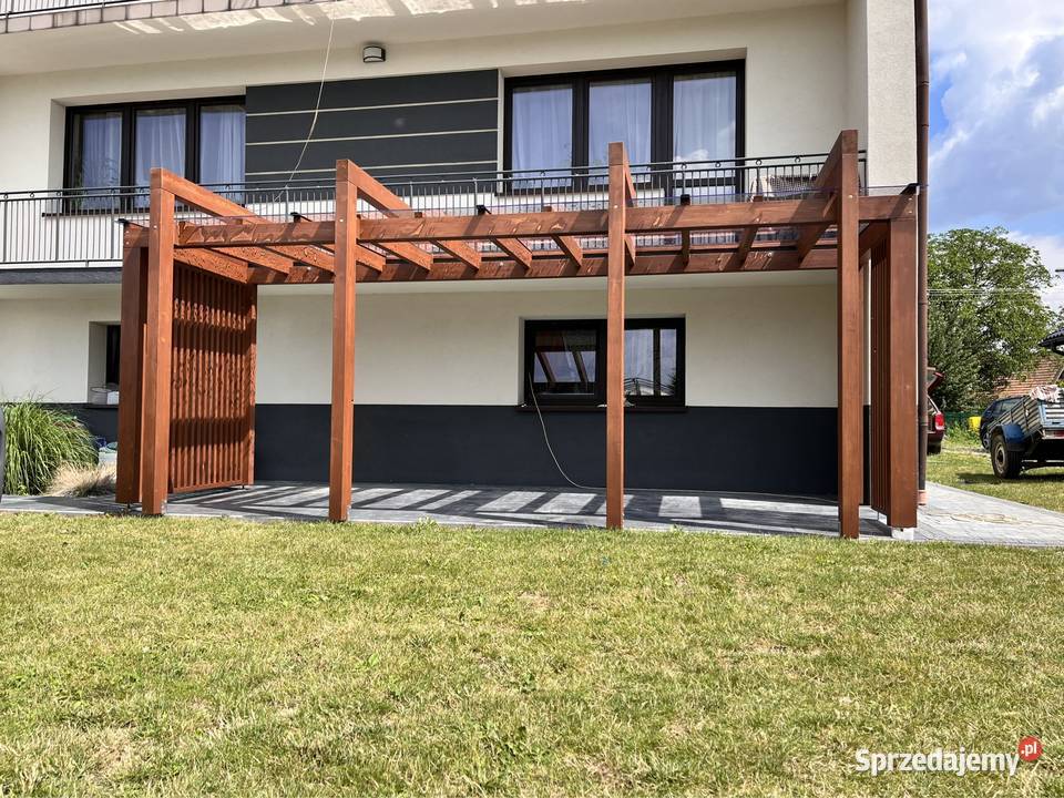Zadaszenie tarasu pergola tarasowa Pilzno