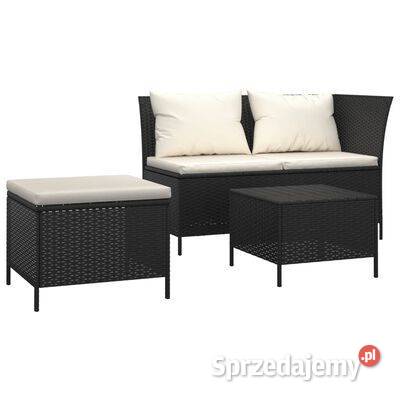 vidaXL 3cz zestaw wypoczynkowy do ogrodu Warszawa