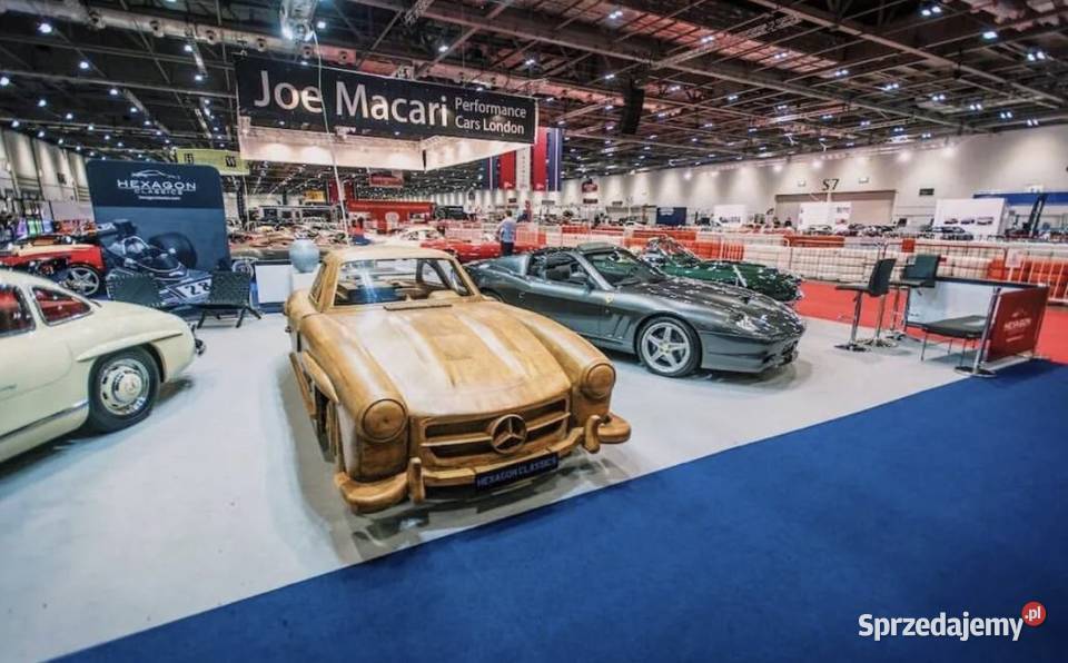 Mercedes Benz 300 SL Gullwing 11 rzezba z drewna Motoryzacja Warszawa sprzedam
