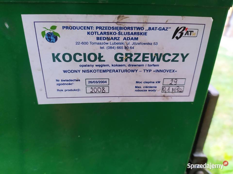 Piec z demontażu Tomaszów Lubelski