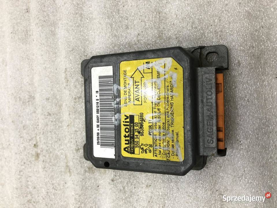 MODUŁ AIRBAG PEUGEOT 206 550541500 osobowe sprzedam