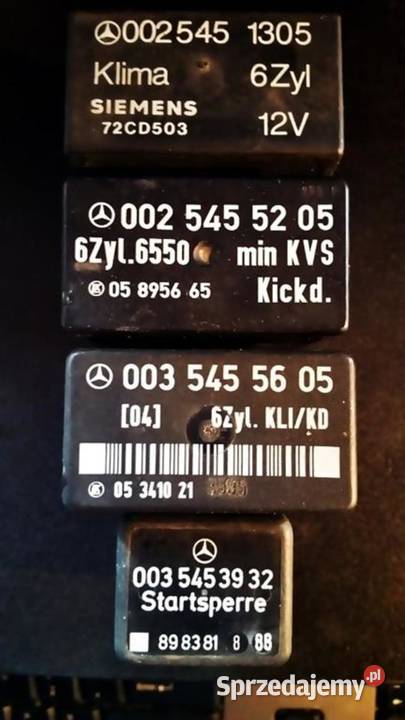 Przekaźniki rozruchowe Mercedes osobowe Koszalin sprzedam