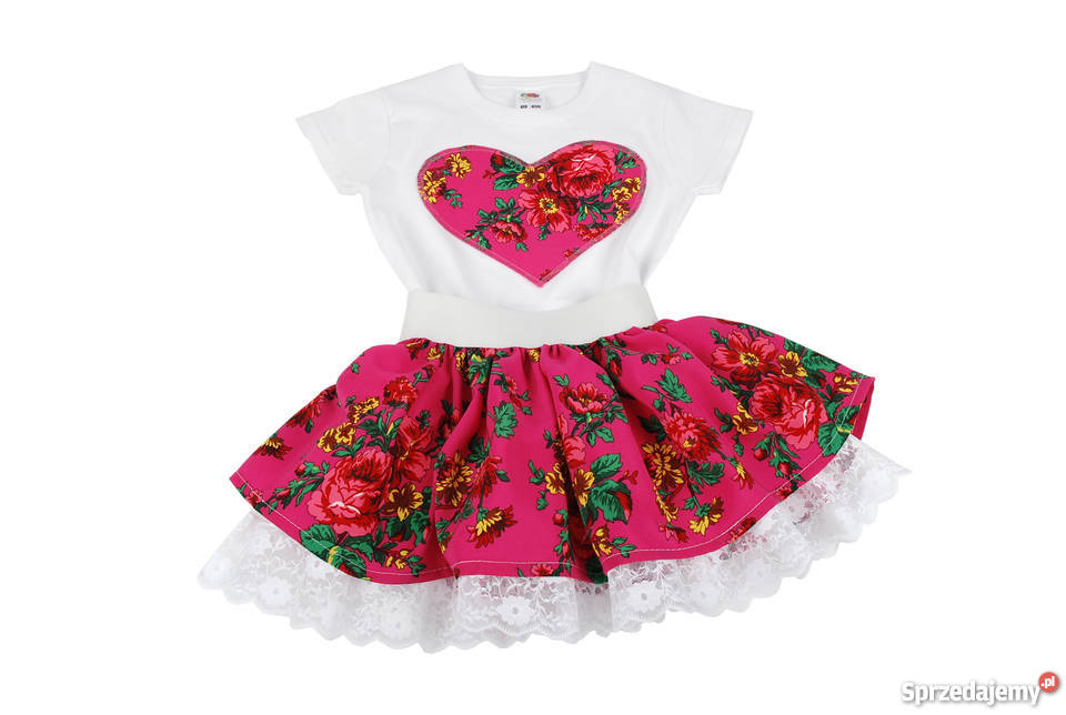 Spódniczka CLEO góralska spódnica tiulowa biały Sucha Beskidzka sprzedam