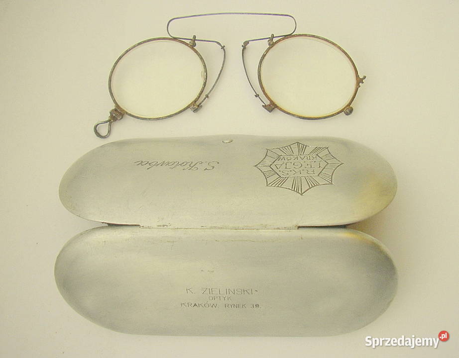 LEGIA Kraków POLONIK etui okulary 1933 srebro mazowieckie Warszawa