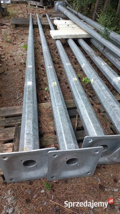 Słup stalowy 6m ocynkowany ośmiokątny gr 4mm Wrocław