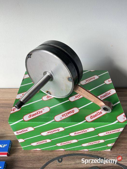 NOWY KOMPLETNY WAŁ KORBOWY DUELLS ŁOŻYSKA