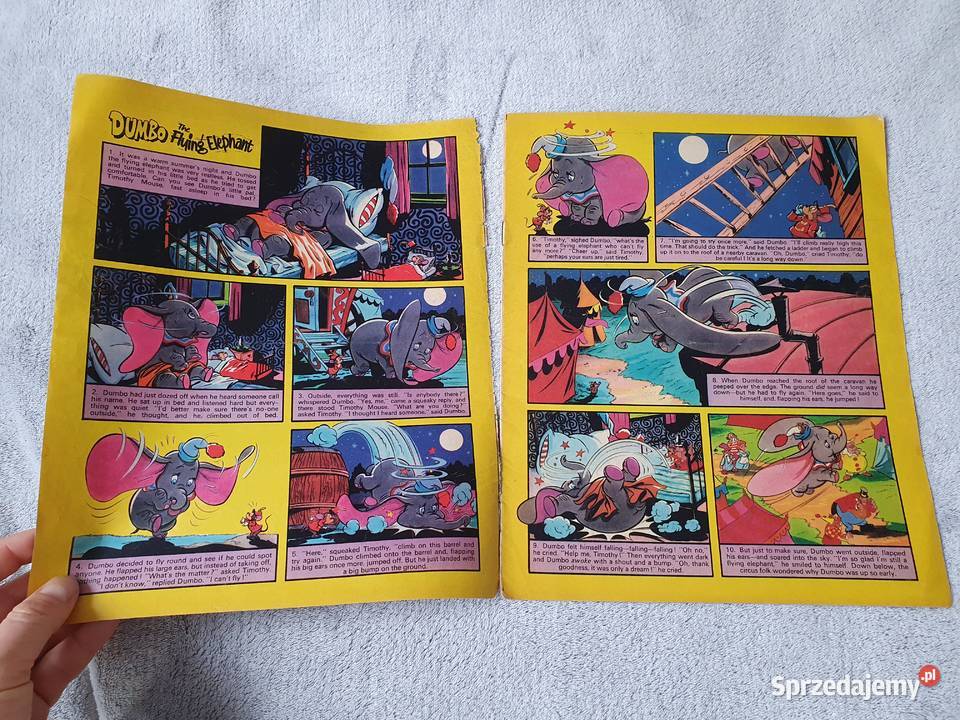 Disneyland komiks z 1973 roku w jęz angielskim Gdynia