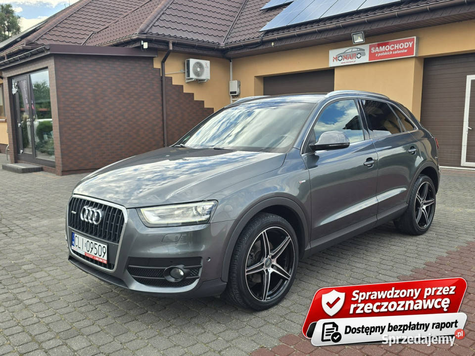 Audi Q3 Quattro SLine 20 TDI 177 STronic czujnik parkowania Q3 Nasiegniewo