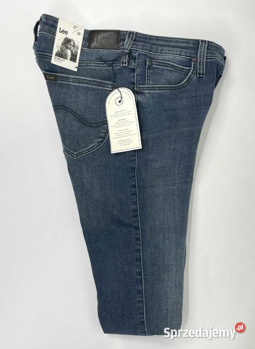 Spodnie damskie Lee Scarlett Nightfall Skinny Pisz