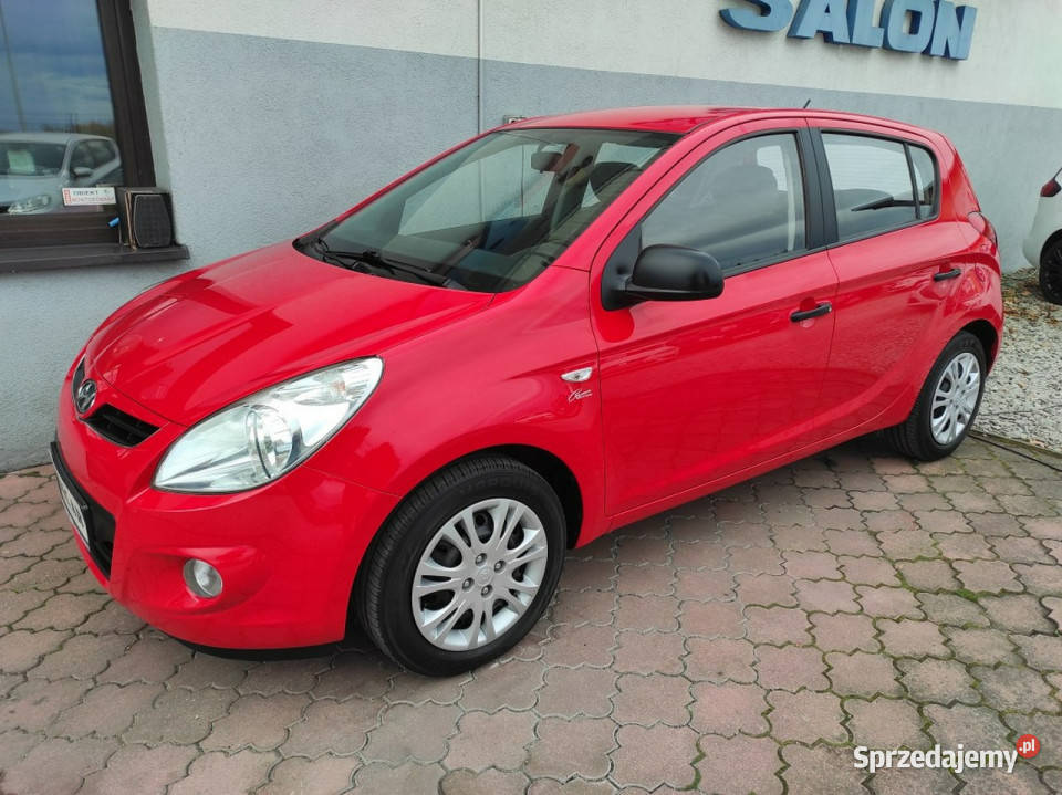 Hyundai i20 14 benzyna klima podgrz fotele VAT marża Racibórz