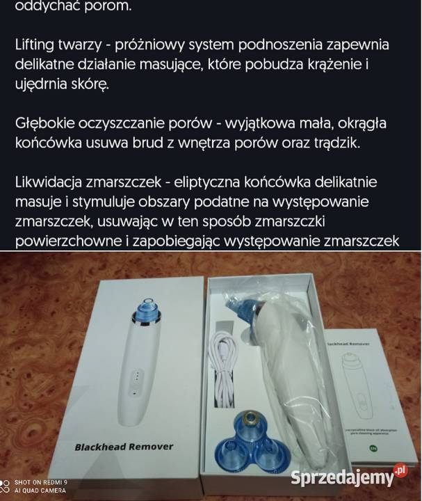 Depilator do usuwania wągrów pory inne nowy Wrocław