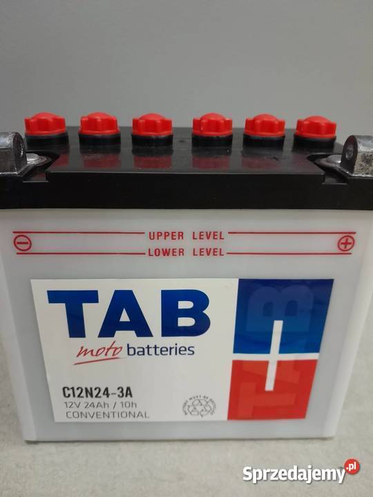 Akumulator motocyklowy TAB 12N243A 12V 24Ah 200A