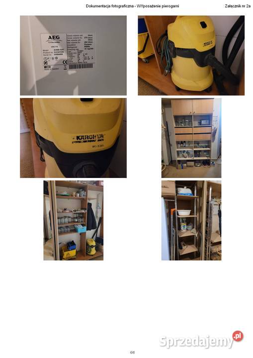 Syndyk sprzeda meble kuchenne i wyposażenie Gastronomia sprzedam