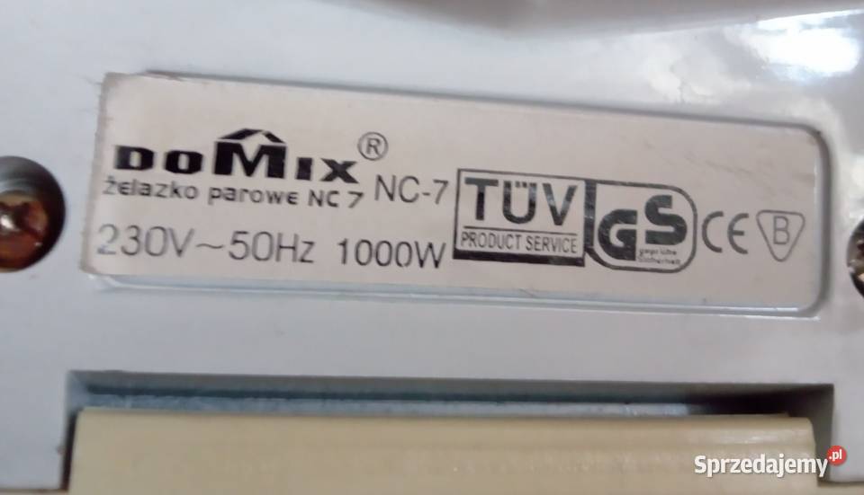 Sprzedam sprawne żelazko parowe Domix NC 7 Bukowno