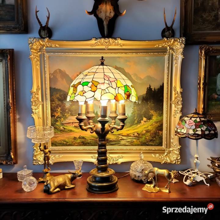 Lampa witrażowa stołowa Legnica sprzedam