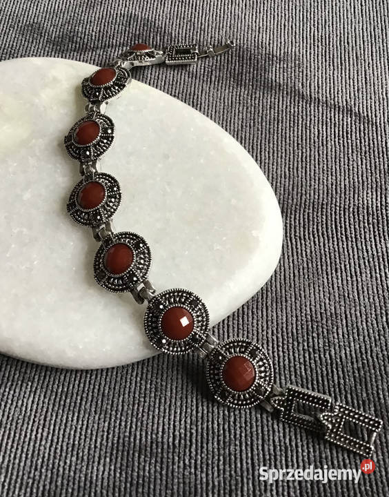 Efektowna srebrzysta bransoletka Warszawa