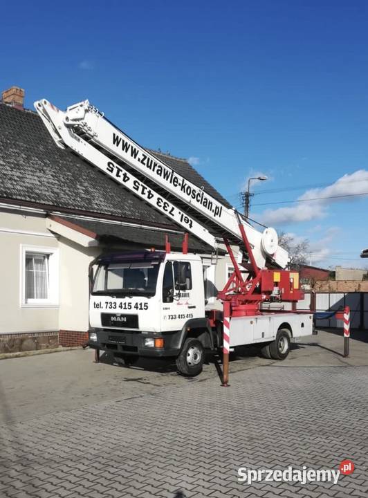 Żuraw Ciesielski dźwig dekarski Klaas K 2834