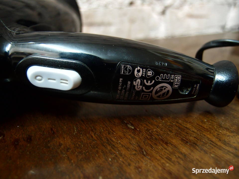 suszarka do włosów Philips 1100W model HP 4814PB AGD drobne