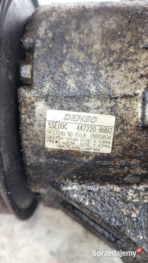 Kompresor klimatyzacji Toyota Yaris I mazowieckie Łagów