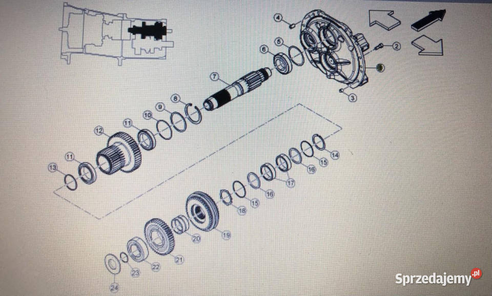 Obudowa Wałka Atakującego Claas Arion seria 600 Jastrzębniki