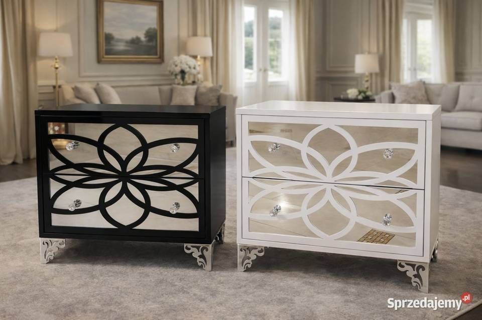 Szafka nocna komoda szafeczki wysoki połysk