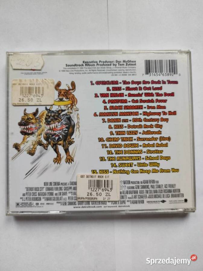 detroit rock city kiss płyta kolekcjonerska cd