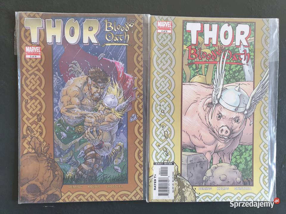 Thor zestaw 7 komiksów Marvel USA Gdynia