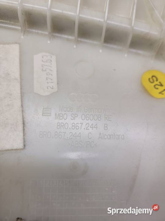OSŁONA SŁUPKA B PRAWA AUDI Q5 8R 8R0867244C Przystajń