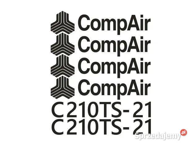Naklejki naklejka oklejenie CompAir C210TS21 Janików