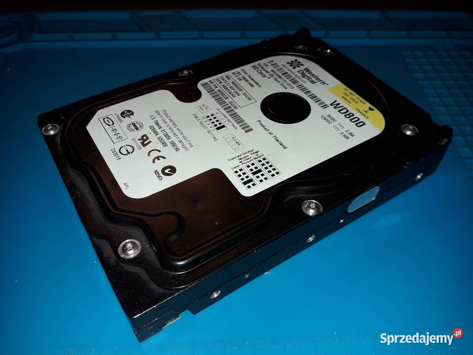Dysk PATA Western Digital 80GB WDC WD800JB00JJA0 Pojemność 80 Komputery i Akcesoria Warszawa