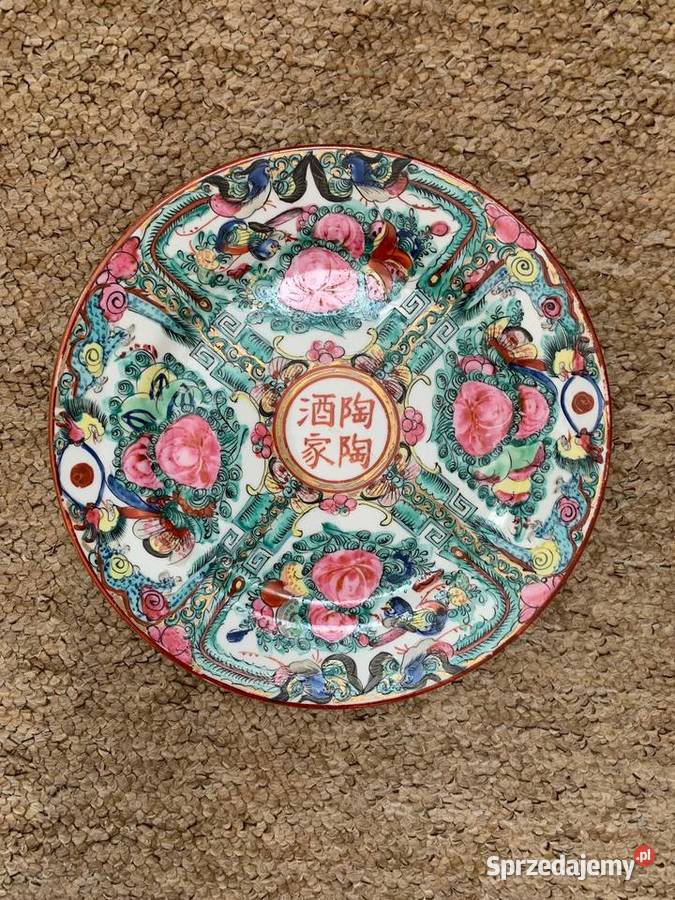 Talerz z chińskiej porcelany Pleszew