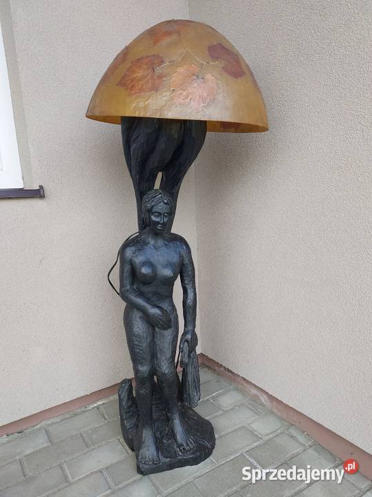 Nietuzinkowa klimatyczna lampa podłogowa Tczew sprzedam
