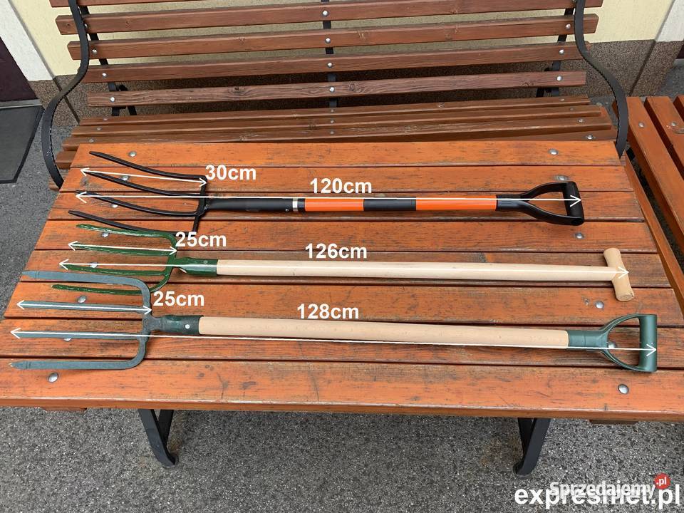 KUTE widły ogrodowe oprawne hak do obornika