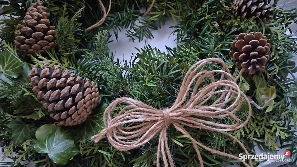 Ekowianek Wianek świąteczny bożonarodzeniowy Wianki Koszyce