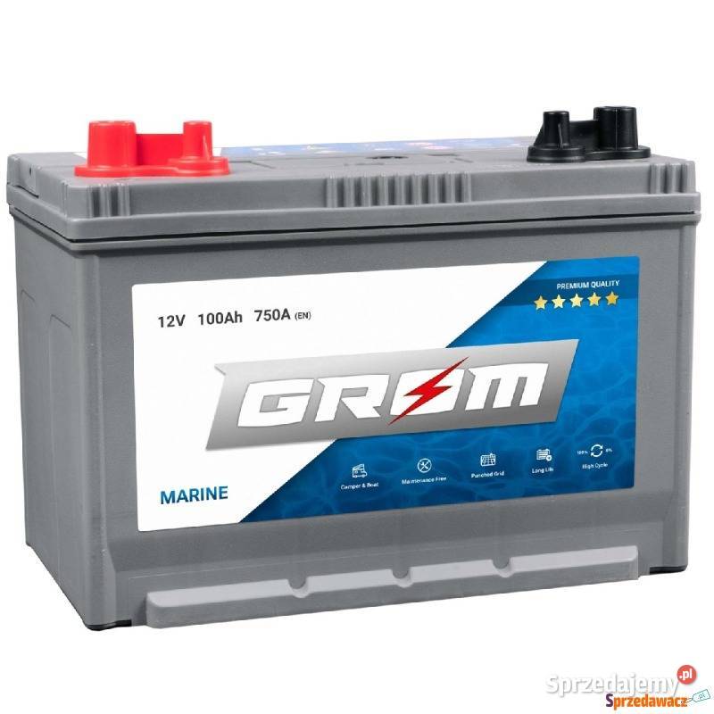 Akumulator Grom Marine 100Ah 750A M31dc podlaskie Suwałki