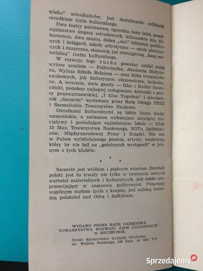 3421 Nasz Szczecin zachodniopomorskie sprzedam