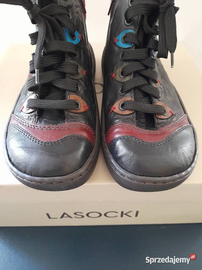 Skórzane buty jesienne Rieker 37 Rieker Bogatynia