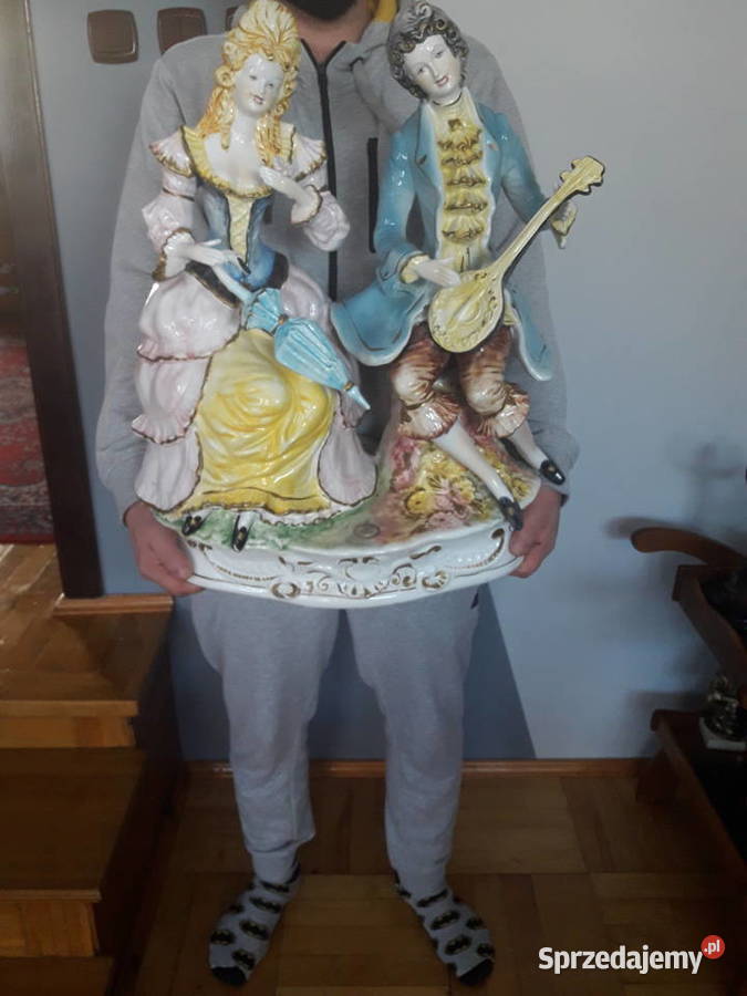 Olbrzymia posągowa figurka porcelanowa Antyki, Sztuka, Kolekcje Janów Lubelski