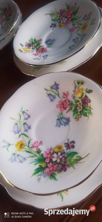 Filiżanka z talerzykiem Queen Anne Old Country Gdańsk