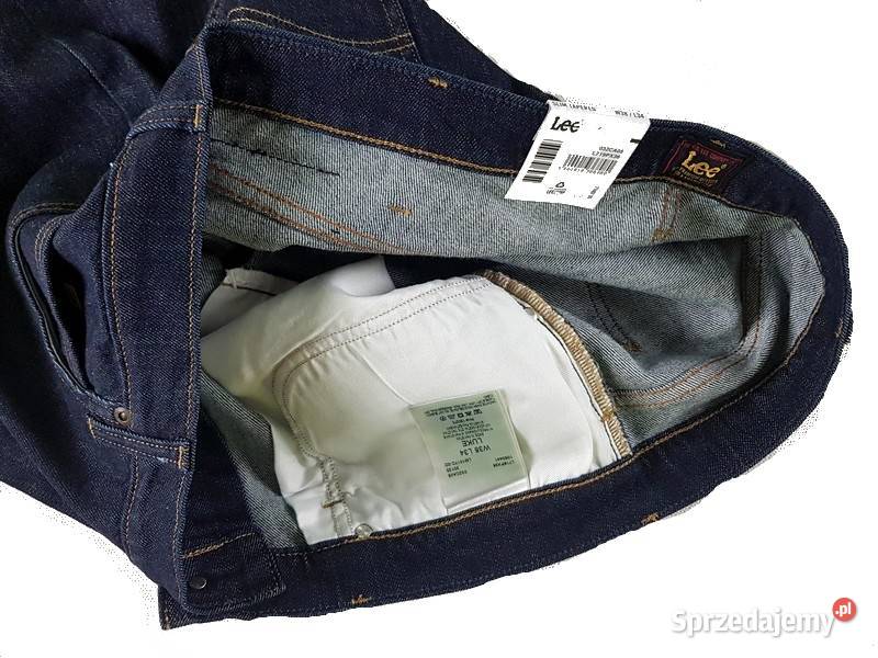 Męskie jeansy Lee Luke Slim Tapered W38L34 Moda i Styl