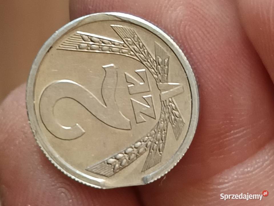 Sprzedam monete 2 zloe 1990 odkroj blachy Chełm