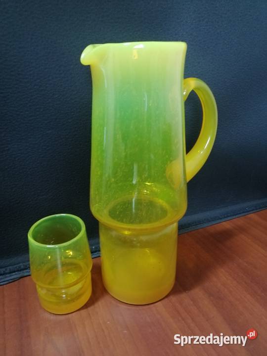 Dzbanek pocisk szklanka Horbowy antico szkło z Porcelana i szkło