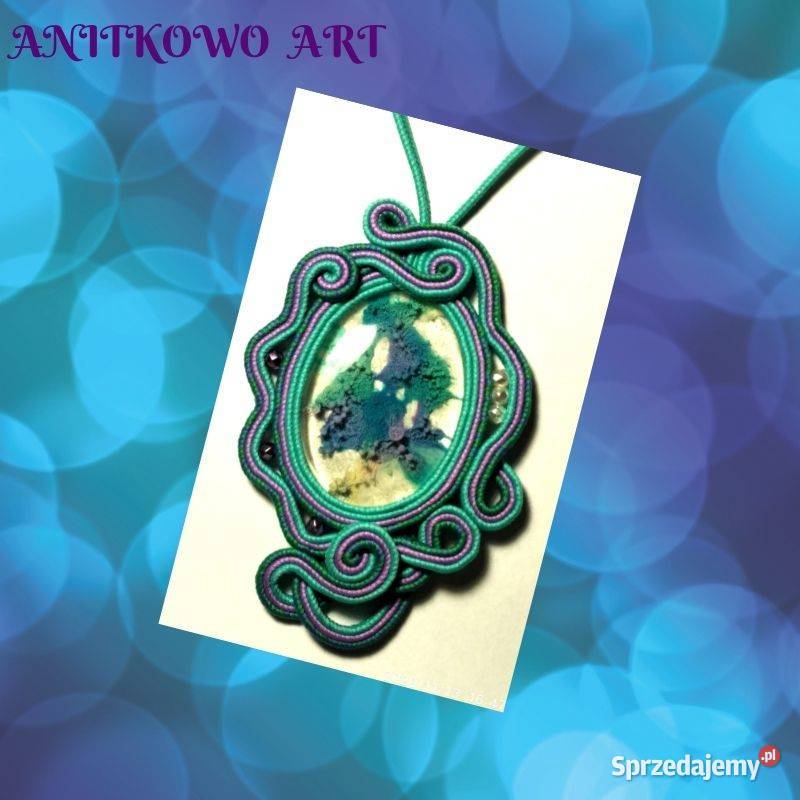 ZAKRĘCONY WISIOR Z ŻYWICĄ SUTASZ Warszawa sprzedam