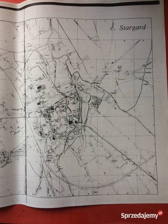 443 Niemiecki Plan Stargardu zachodniopomorskie sprzedam