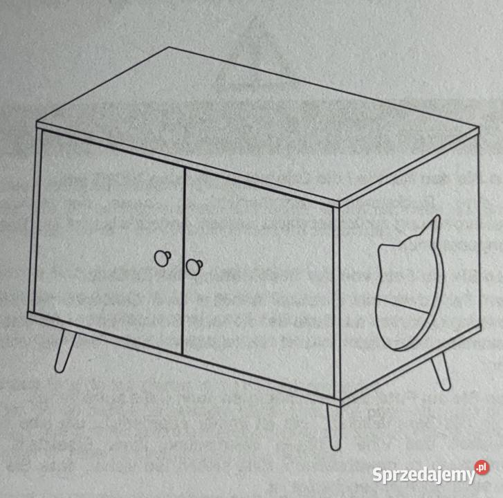 Szafka w środku domek kota Łowicz